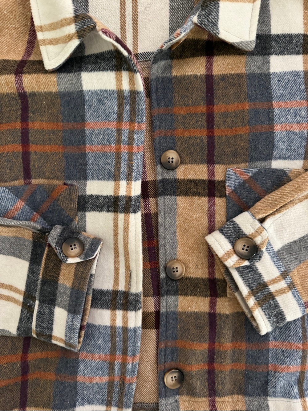 TIMING | Large | Button-Front | Shacket - Picture 4 of 6